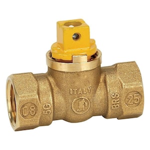 3/4 in. FIP x 3/4 in. FIP Square Head Brass Gas Ball Valve