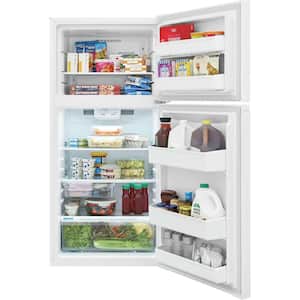 27.6 in. 13.9 cu. ft. Top Freezer Refrigerator in white, Energy Star