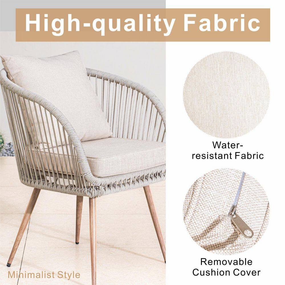 Infographic about the chair's high-quality fabric.