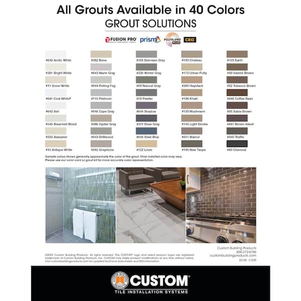 Types of Grout - The Home Depot