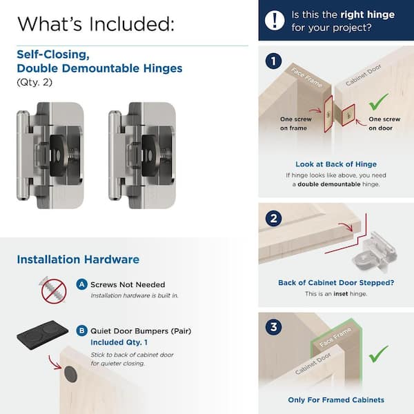 Full Mortise Inset Polished Chrome Hinge (1-Pair) Full Mortise Inset Polished Chrome Hinge (1-Pair)
