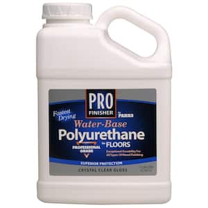 Pro Finisher 1 gal. Clear Gloss Water-Based Polyurethane for Floors (4-Pack)