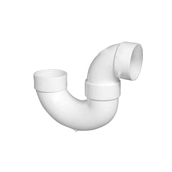 VPC 3 in. PVC DWV Hub x Hub P-Trap