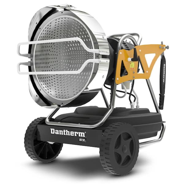 99,300-146,900 BTU Short-Wave Infrared Oil-Fired Kerosene/Diesel Space Heater, 2-Step Power and Electronic Flame Control