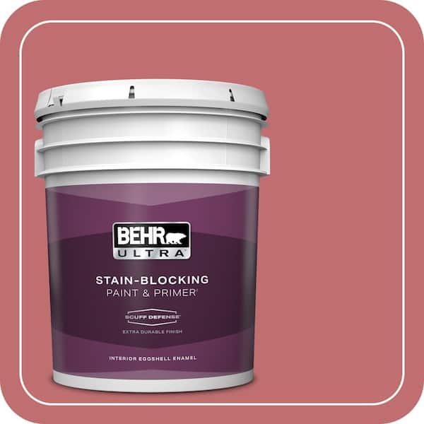 BEHR ULTRA 5 gal. Home Decorators Collection #HDC-SP14-8 Art House Pink Extra Durable Eggshell Enamel Interior Paint & Primer
