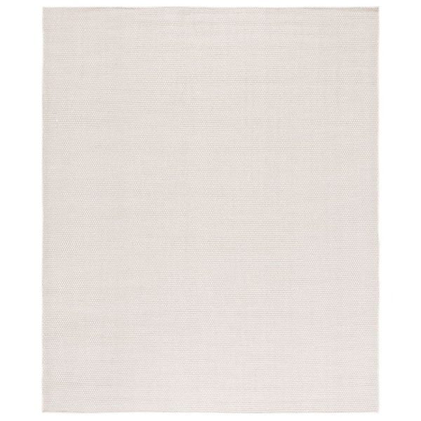 Vermont 10 ft. x 14 ft. Ivory Solid Color Area Rug