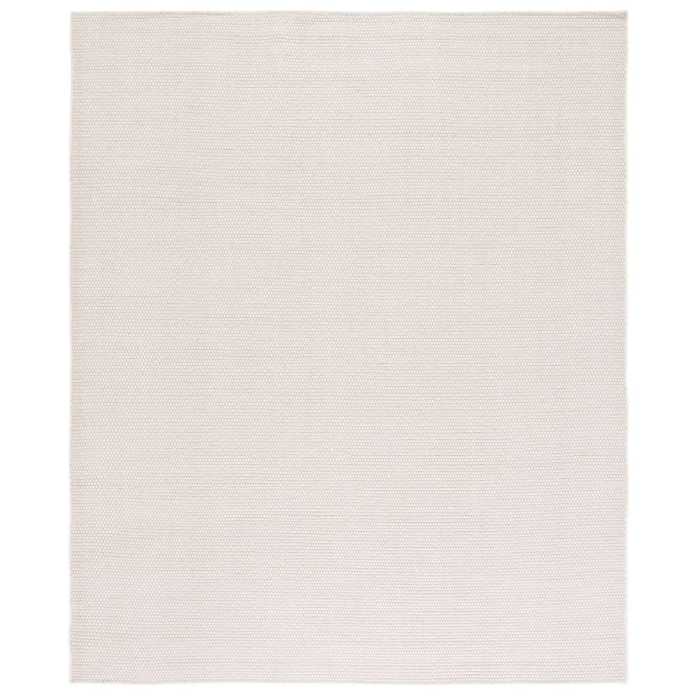 Vermont 9 ft. x 12 ft. Ivory Solid Color Area Rug
