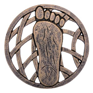 Stepping Stone Right Foot Cast Aluminum