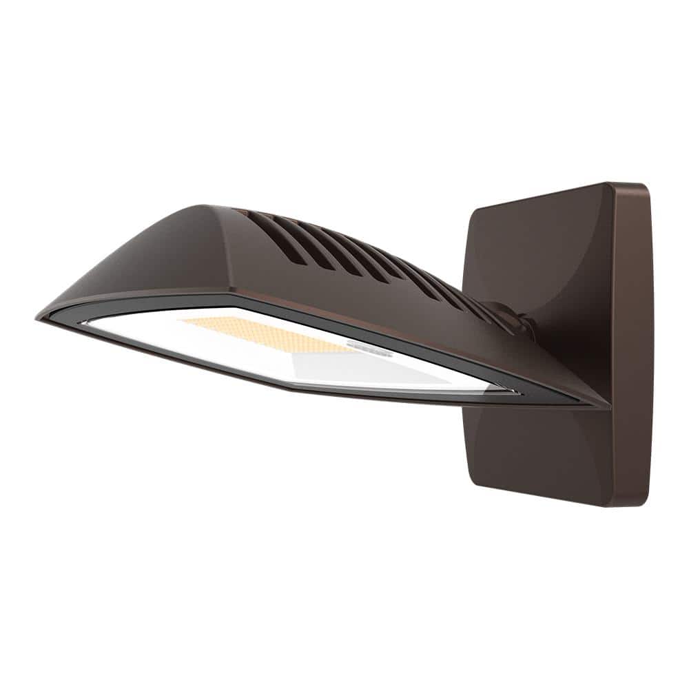 Bronze 80-Watt Dusk to Dawn LED Floodlight with Aluminum Housing