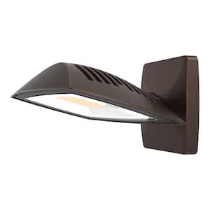 ARFL series, 80-Watt, Bronze, Outdoor Integrated LED Architectural Residential Floodlight, Dusk to Dawn, 9000 Max Lumens
