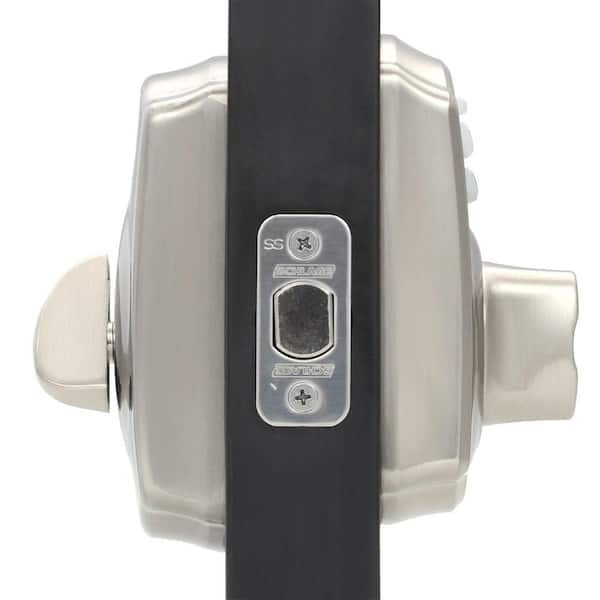 Camelot Satin Nickel Electronic Keypad Deadbolt