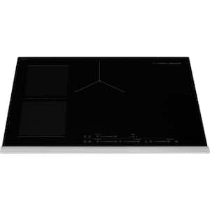 30 in. 4 Elements Induction Cooktop in Stainless Steel with MatteGuard Surface
