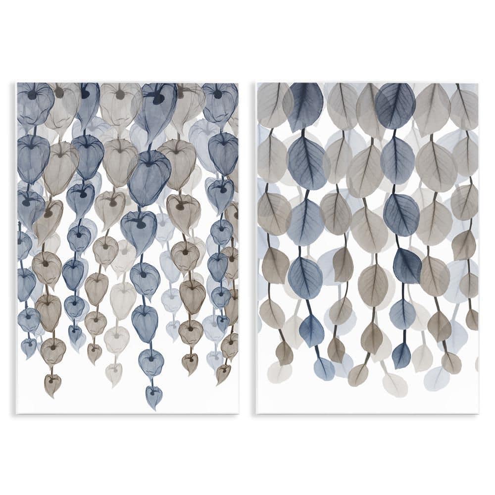 Falling Vines Neutral Leaves by Albert Koetsier 2-Piece Unframed Graphic Art Print Abstract 10 in. x 15 in. price history on PriceWatchPro