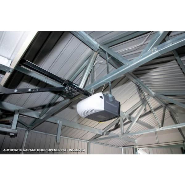 Sojag Everest 12 ft. x 15 ft. Charcoal Garage GRC1215 - The Home Depot