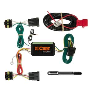 Custom Vehicle-Trailer Wiring Harness, 4-Way Flat Output, Select Fiat 500L, Quick Electrical Wire T-Connector