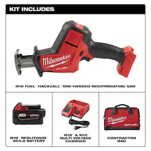 M18 FUEL 18-Volt Lithium-Ion Brushless Cordless HACKZALL Reciprocating Saw Kit with FUEL 1/2 in. Hammer Drill/Driver