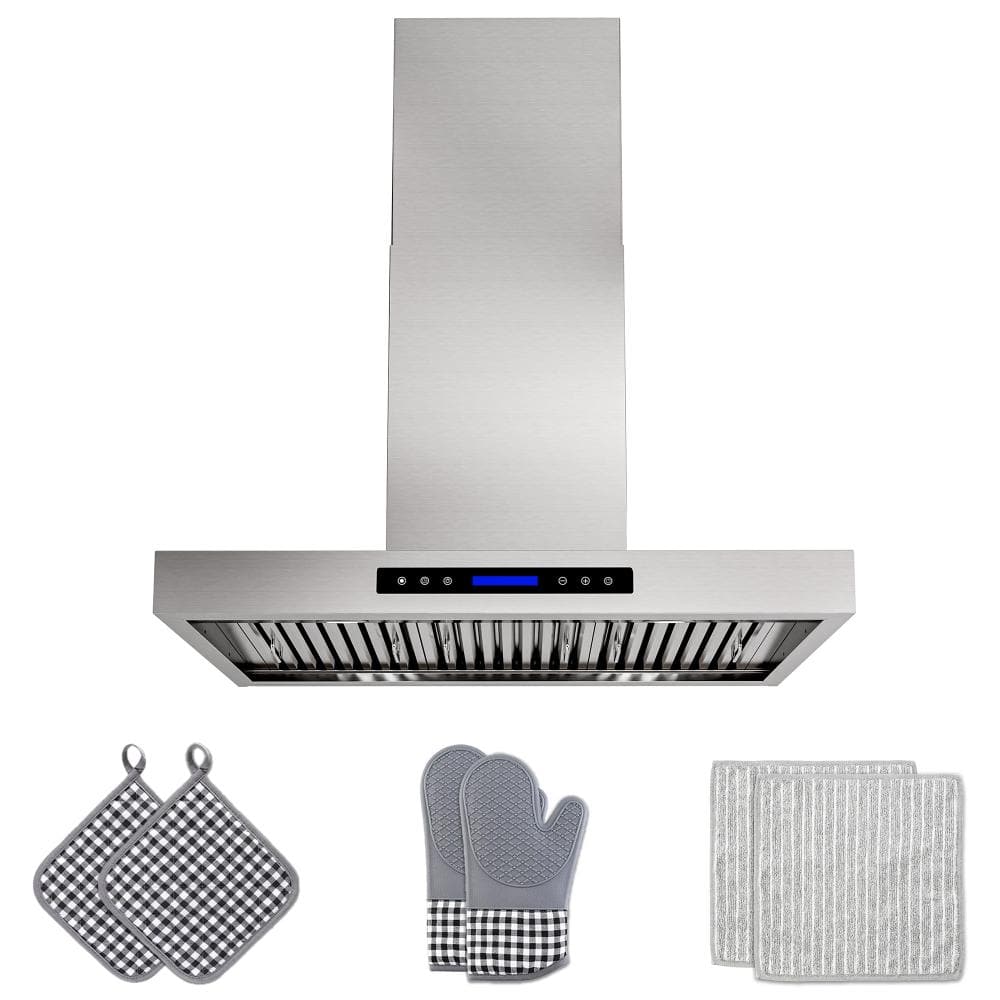36 in. 600 CFM Ducted Wall Mount Range Hood with Remote, Touch Control LCD, Long-Term Warranty in Stainless Steel price history on PriceWatchPro