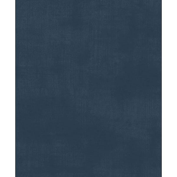 Unbranded Atmosphere Collection Navy Metallic Linen Effect Non-Pasted Non-Woven Wallpaper Roll