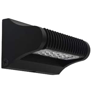 150-Watt Equivalent Integrated LED Black 5200 Lumens Weather Resistant Outdoor Rotatable Wall Pack Light, 5000K Daylight