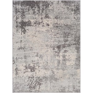Raylee Medium Gray 5 ft. 3 in. x 7 ft. 3 in. Area Rug