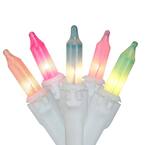 0.25 in. Pastel Multi-Color Mini Easter Light Set 20 ft. White Wire (100-Count)