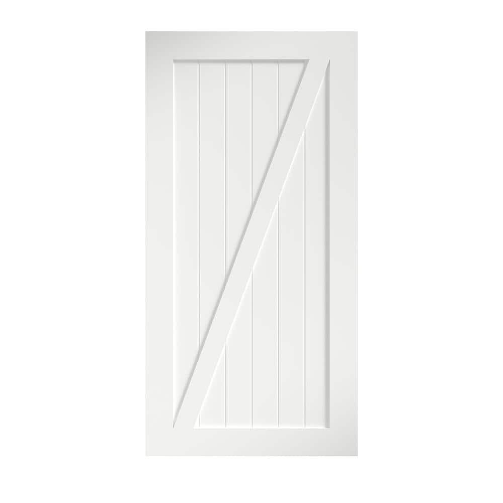 eightdoors 42 in. x 96 in. Z-Shape Solid Core White Primed Interior ...