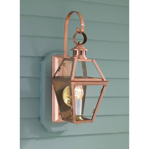 Copper Outdoor/Indoor Wall Lantern - GoNautical