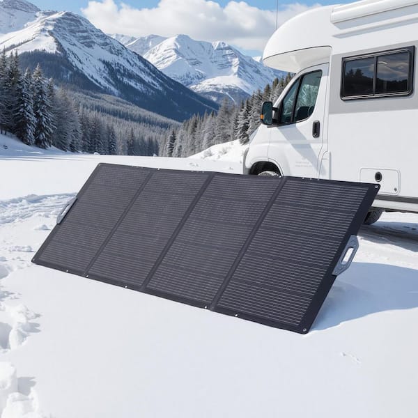SKYSHALO 400-Watt Foldable Solar Panel, 24% High-Efficiency
