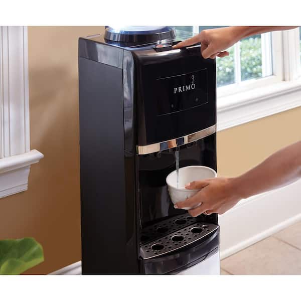 Primo Pro-Plus Bottom-Load Hot and Cold Water Dispenser, Black