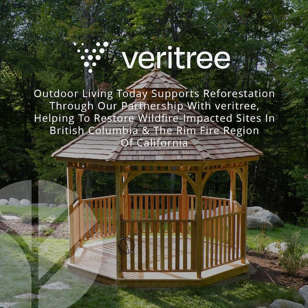 Outdoor Living Today 12 ft. Octagon Bayside Panelized Gazebo