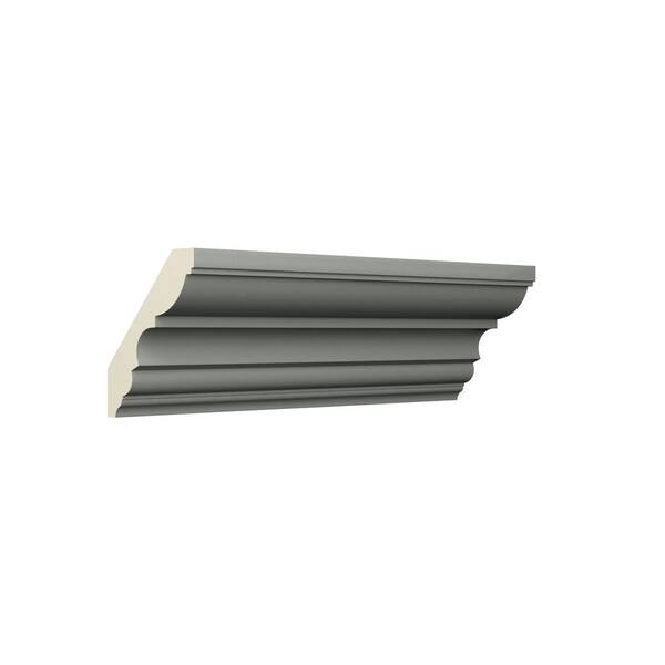 Ekena Millwork Shia 2.875 in. D x 4.5 in. W x 94.5 in. L Polyurethane Crown Moulding