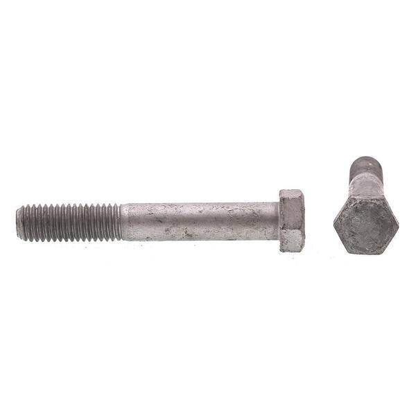 A307 Grade A Hot Dip Galvanized Steel 15-Pack 1/2 in.-13 X 3-1/2 in. Prime-Line 9060645 Hex Bolts A307 Grade A Hot Dip Galvanized Steel 15-Pack 1/2 in.-13 X 3-1/2 in. Prime-Line 9060645 Hex Bolts