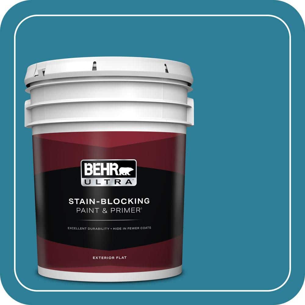 5 gal. #M480-6 Valley of Glaciers Flat Exterior Paint & Primer price history on PriceWatchPro