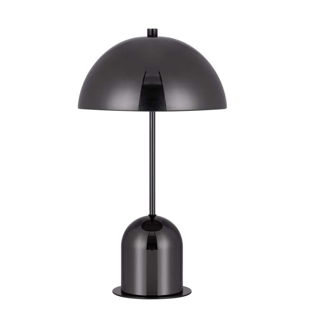 20'' Gunmetal Steel Desk Lamp with Dome Shade