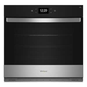27 in. Single Electric Wall Oven with True Convection Self-Cleaning in Fingerprint Resistant Stainless Steel