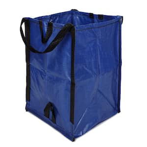 Professional 2-Pack 137 Gallon Lawn Garden Bags (D34, H34 inches) Yard  Waste Bags with Coated Gloves, Large Leaf Bags 4 Handles,Yard Debris
