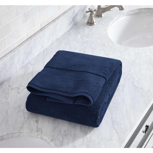 Better Homes & Gardens Signature Soft 6 Piece Solid Towel Set, Insignia Blue, Size: 6-Piece Bath Set