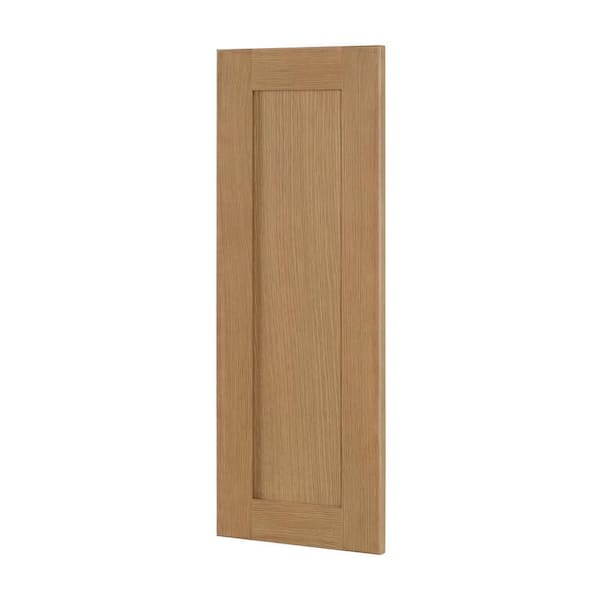 Hampton Bay Avondale 12 in. W x 30 in. H Wall Cabinet Decorative End Panel in White Oak