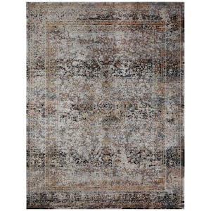 Greys/Browns 9 ft. 6 in. x 13 ft. Area Rug