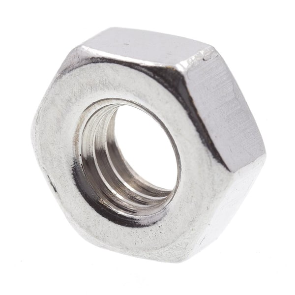 Prime-Line M4-0.70 Metric Grade A2-70 Stainless Steel Machine Screw Hex Nuts (25-Pack)