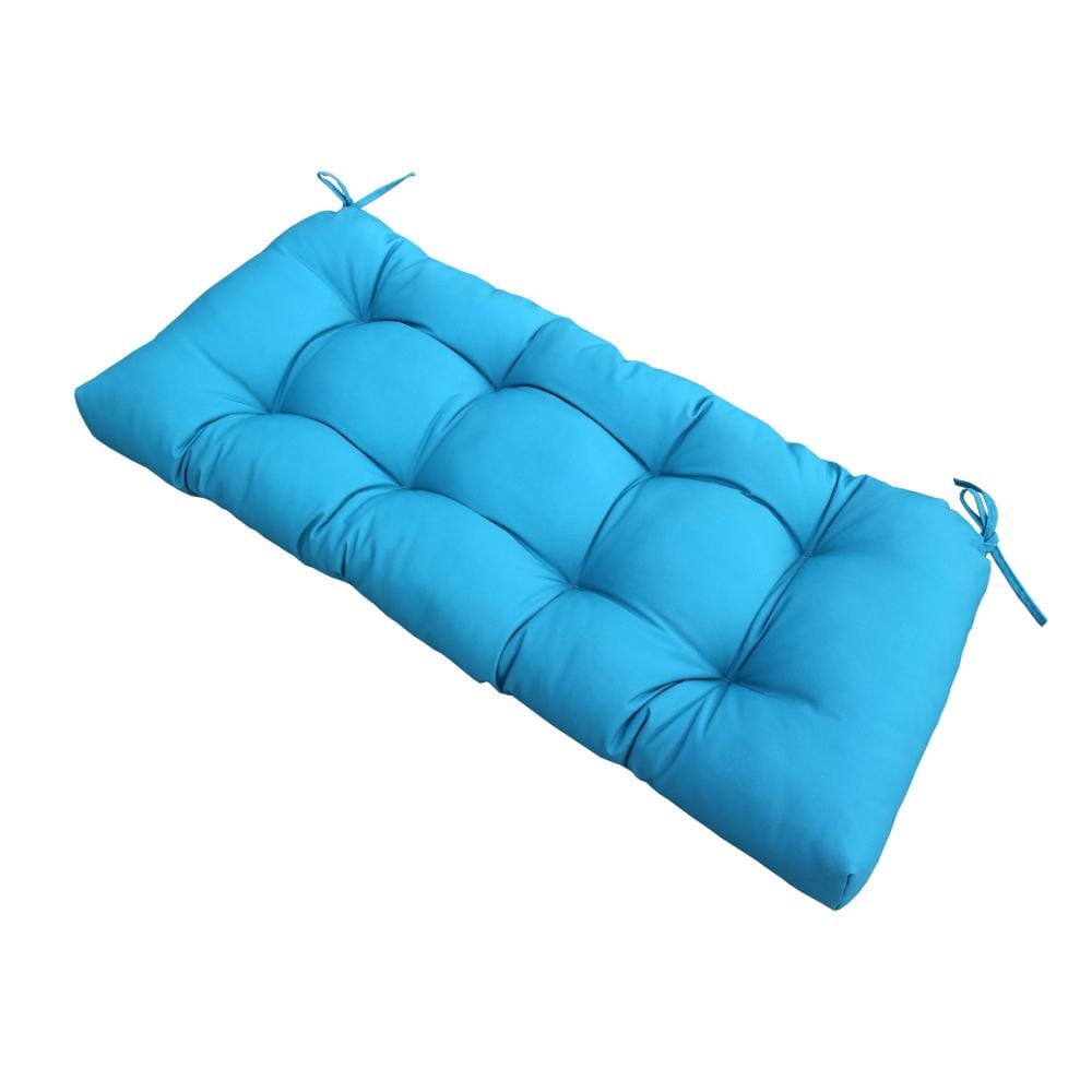 47 in Aqua Blue Outdoor Bench Cushions with Tie-Down Straps price history on PriceWatchPro