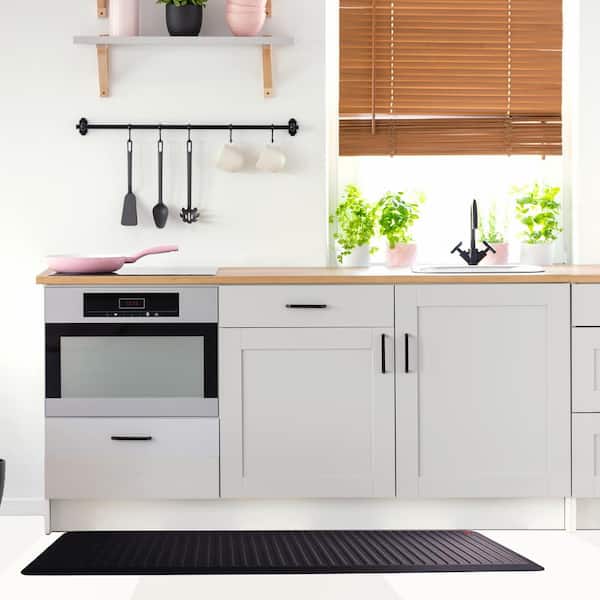 AFS-TEX 6000x Black 23 in. x 67 in. Extra Long Indoor Active Anti-Fatigue Mat