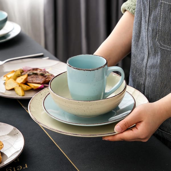vancasso Navia 16-Piece Nature Assorted Colors Stoneware