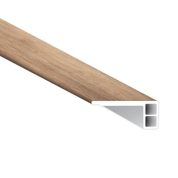 A&A Surfaces Brighton Baxter 0.75 in. T x 2.75 in. W x 94 in. L Luxury Vinyl Flush Stair Nose Eased Edge Molding