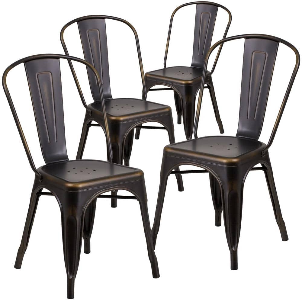 Stackable Metal Outdoor Dining Chair in Copper price history on PriceWatchPro
