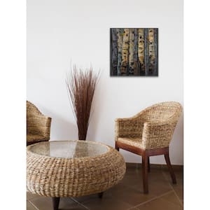 48 in. H x 48 in. W "Gold Infusion II" by Julie Joy Framed Printed Canvas Wall Art