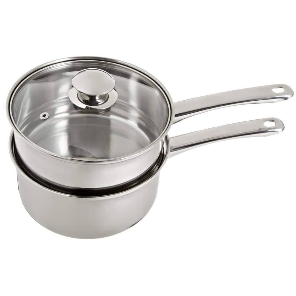 Farberware Classic Series 1 qt. Stainless Steel Sauce Pan with Lid and Pour  Spout 70752 - The Home Depot