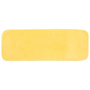 22 in. x 60 in. Rubber Ducky Yellow Traditional Plush Nylon Rectangle Bath Rug