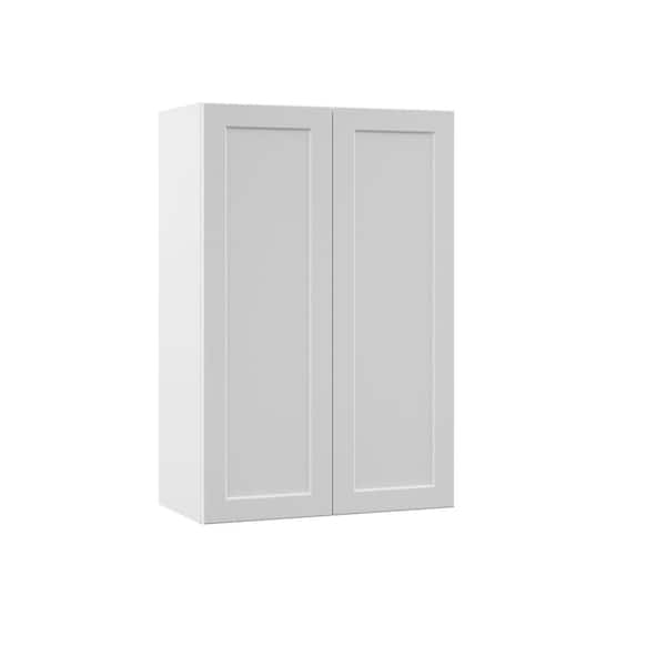 Hampton Bay Designer Series Melvern Assembled 24x36x12 in. Wall Kitchen Cabinet in White
