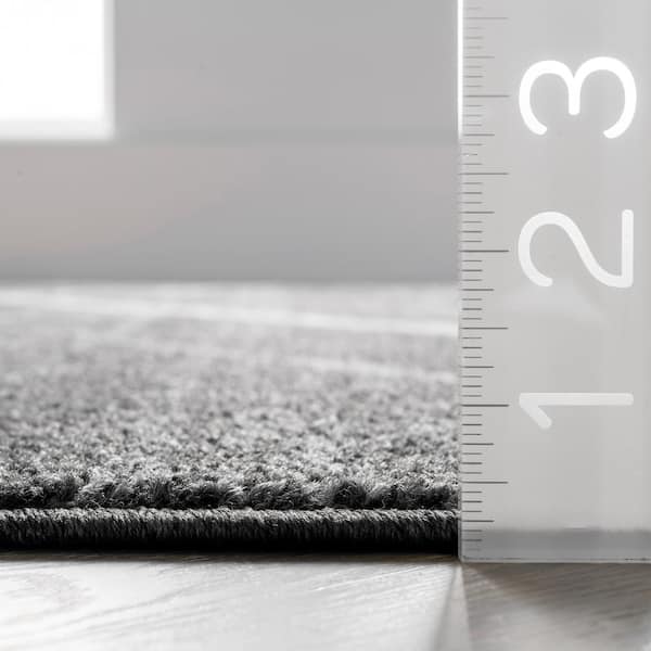 nuLOOM Thigpen Dark Grey 2' x 3' Area Rug